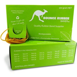 Bounce Rubber Bands Size 62 Box 100gm 
