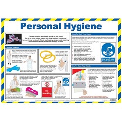 Brady Laminated Wall Poster Personal Hygiene H420xW590mm 