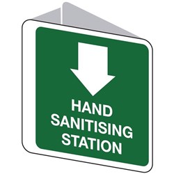 Brady Safety Sign Pictogram Hand Sanitising Station H225xW225mm Polypropylene