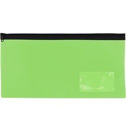 Celco Pencil Case Single Zip Medium 350 x 180mm Lime Green 