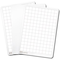 Quartet Flex Whiteboard A4 Double Sided Plain/Grid