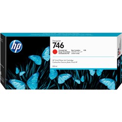 HP 746 Chromatic Red Ink Cartridge High Yield 300ml P2V81A Chromatic Red