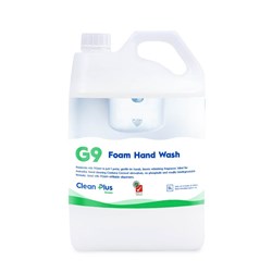 Clean Plus G9 Foam Hand Wash 5 Litres 