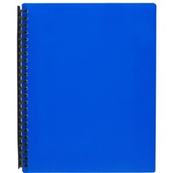 Marbig Display Book A4 Refillable 40 Pocket Blue 