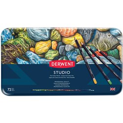 Derwent Studio 72 Pencils Assorted Tin Pack Of 72