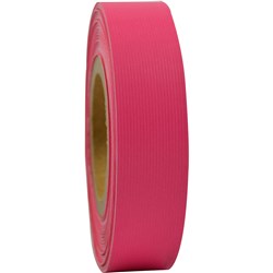 Rainbow Stripping Roll Ribbed 25mm x 30m Pink  
