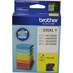 Brother LC-235XLY Ink Cartridge High Yield Yellow