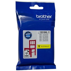 Brother LC-3319XLY Ink Cartridge High Yield Yellow
