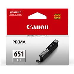 Canon Pixma CLI651GY Ink Cartridge Grey