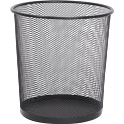 Compass Round Mesh Bin 11 Litres Black 