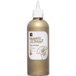 EC Fabric And Craft Paint 500ml Gold 