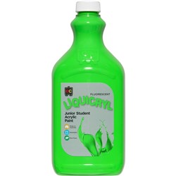 EC Liquicryl Paint 2 Litres Fluorescent Green 