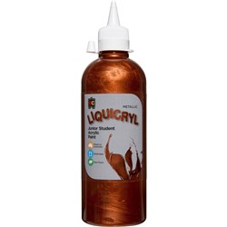 EC Liquicryl Paint 500ml Metallic Copper 