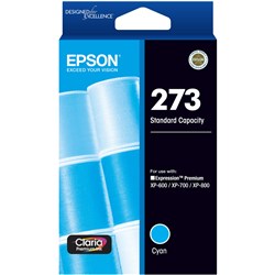 Epson 273 Claria Premium Ink Cartridge Cyan