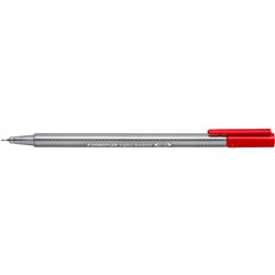 Staedtler 334 Triplus Fineliners 0.3mm Red Pack of 10