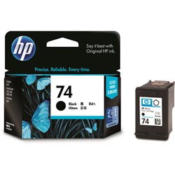 HP 74 InkJet Cartridge Black CB335WA