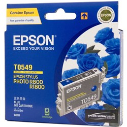 Epson T0549 UltraChrome Hi-Gloss Ink Cartridge Blue