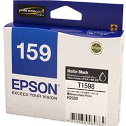 Epson T1598 UltraChrome Hi-Gloss2 Ink Cartridge Matte Black