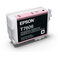 Epson T7606 UltraChrome HD Ink Cartridge Light Magenta