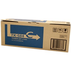 Kyocera TK-584C Toner Cartridge Cyan