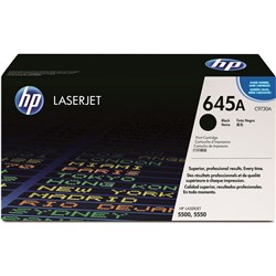 HP 645A LaserJet Toner Cartridge Black C9730A