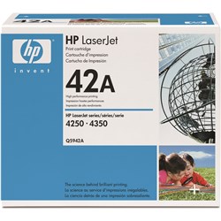 HP 42A LaserJet Toner Cartridge Black Q5942A