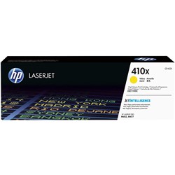 HP 410X LaserJet Toner Cartridge High Yield Yellow CF412X