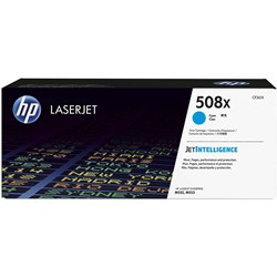 HP 508X LaserJet Toner Cartridge High Yield Cyan CF361X