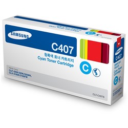 Samsung CLT-C407S Toner Cartridge Cyan