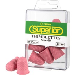 Esselte Superior Thimblettes Size 00 Box of 10 