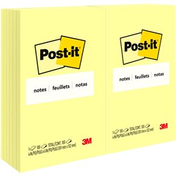 Post-It 659 Notes Original 98x149mm Yellow Pad 100 Sheets