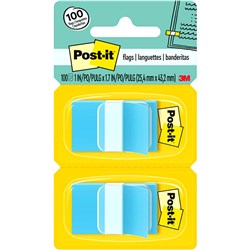 Post-It 680-BE2 Flags Twin Pack 25x43mm Blue Pack of 2  