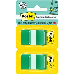 Post-It 680-GN2 Flags Twin Pack 25x43mm Green Pack of 2  