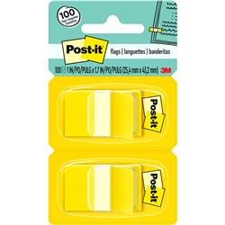 Post-It 680-YW2 Flags Twin Pack 25x43mm Yellow Pack of 2  