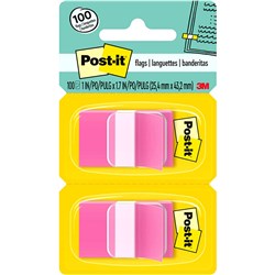 Post-It 680-BP2 Flags Twin Pack 25x43mm Bright Pink Pack of 2