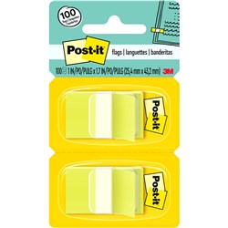 Post-It 680-BG2 Flags Twin Pack 25x43mm Bright Green Pack of 2