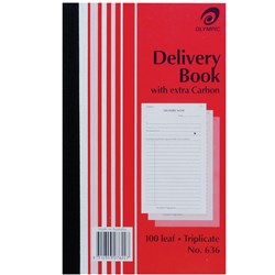 Olympic 636 Carbon Book Triplicate 200x125mm Delivery 100 Leaf