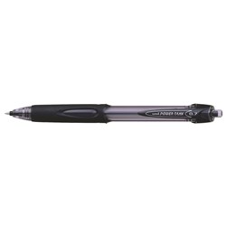 Uni SN227 Power Tank Ballpoint Pen Retractable Fine 0.7mm Black