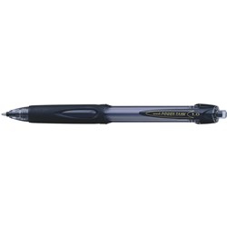 Uni SN220 Power Tank Ballpoint Pen Retractable Medium 1mm Black
