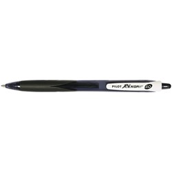 Pilot Rexgrip BeGreen Ballpoint Pen Retractable Medium 1mm Black