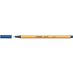 Stabilo Point 88 Fineliner Pen Fine 0.4mm Blue 