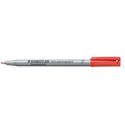 Staedtler 316 Lumocolor Pen Non-Permanent Fine 0.6mm Red  