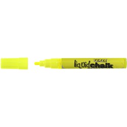 Texta Liquid Chalk Marker Dry Wipe Bullet 4.5mm Yellow 