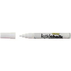 Texta Liquid Chalk Marker Dry Wipe Bullet 4.5mm White