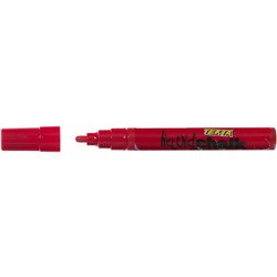 Texta Liquid Chalk Marker Dry Wipe Bullet 4.5mm Red 