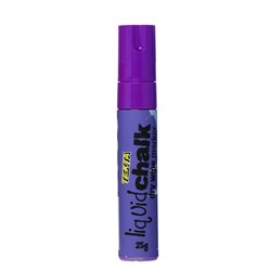 Texta Jumbo Liquid Chalk Marker Dry Wipe Chisel 15mm Purple