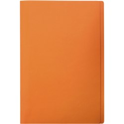 Marbig Manilla Folders Foolscap Orange Box Of 100 