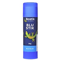 Bostik Blu-Stick 35gm Large Blue Dries Clear  