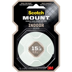 Scotch 110P Mounting Tape 1.3cmx1.9m Indoor Strip  