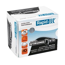 Rapid Staples Super Strong 9/8 Box Of 5000 